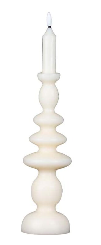 ANNE LED CANDLE ECRU L