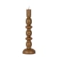 ANNE LED CANDLE BROWN OCHRE M