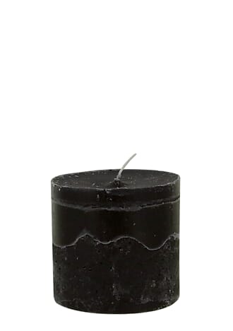 BERT CANDLE Ø10X10 BLACK