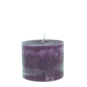 BERT CANDLE Ø10X10 PURPLE