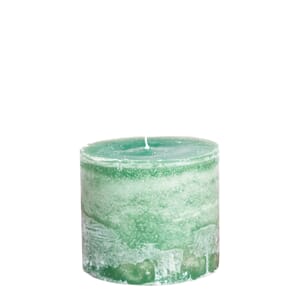 BERT CANDLE Ø10X10 EMERALDGREEN