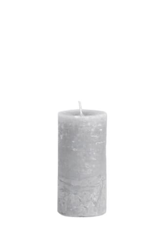 LARS CANDLE Ø7X15 GREY
