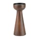 ATWOOD CANDLE HOLDER BOLD WALNUT