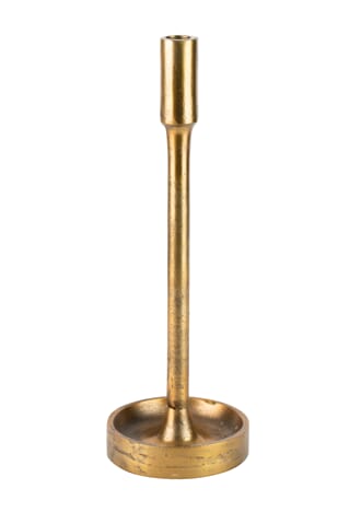 TULSA CANDLE HOLDER ANTIQUE GOLD L