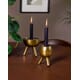 TALOGA CANDLE HOLDER ANTIQUE GOLD S