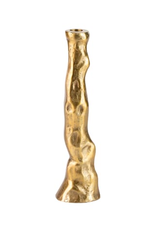 TRURO CANDLE HOLDER ANTIQUE GOLD M