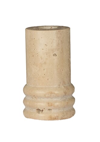 TRAVERTINE DINING CANDLE HOLDER S