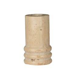TRAVERTINE DINING CANDLE HOLDER S