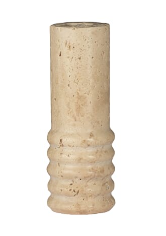 TRAVERTINE DINING CANDLE HOLDER L