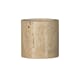TRAVERTINE PILLAR CANDLE HOLDER L