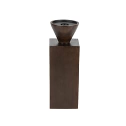 PIRU CANDLE HOLDER WALNUT M