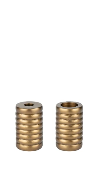 FULTON CANDLE HOLDER ANTIQUE GOLD S