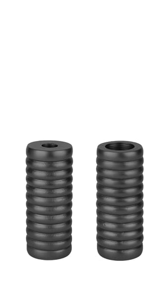 FULTON CANDLE HOLDER BLACK M