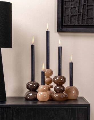 MINDEN CANDLE HOLDER SAND DOUBLE S
