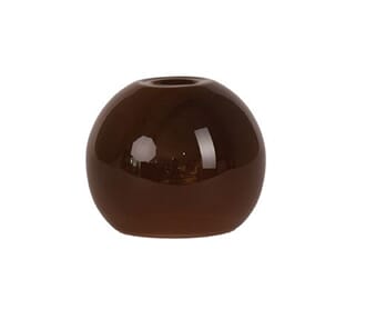 MINDEN CANDLE HOLDER BROWN SINGLE