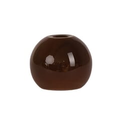MINDEN CANDLE HOLDER BROWN SINGLE