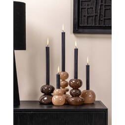 MINDEN CANDLE HOLDER BROWN TRIPLE