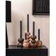 MINDEN CANDLE HOLDER BROWN TRIPLE