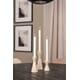 TRAVERTINE ELEGANT CANDLE HOLDER M