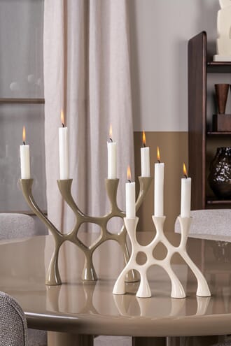 MARY CANDLE HOLDER ECRU S
