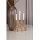MARY CANDLE HOLDER BROWN OCHRE S