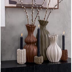 MATS CANDLE HOLDER GREY OLIVE S