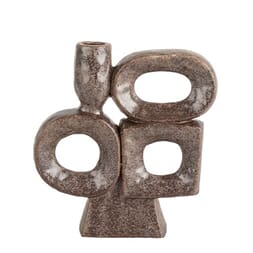 NINA CANDLE HOLDER BROWN