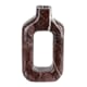 RED MARBLE CANDLE HOLDER OPEN M