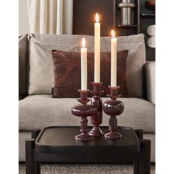 OLINDA CANDLE HOLDER BROWN