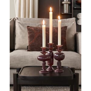 OLINDA CANDLE HOLDER BROWN