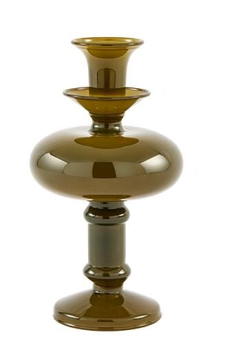 OLINDA CANDLE HOLDER AVOCADO