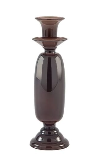 OLINDE CANDLE HOLDER WARM GREY