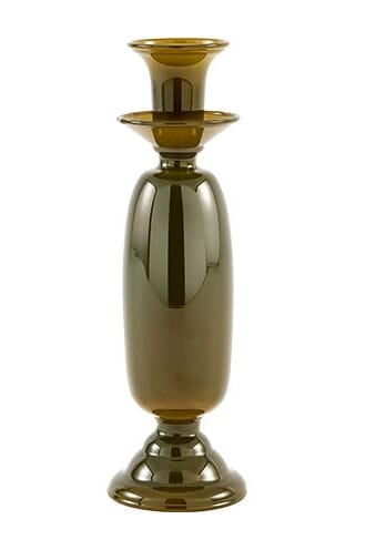 OLINDE CANDLE HOLDER AVOCADO