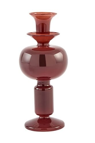 OLINDO CANDLE HOLDER BROWN