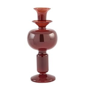 OLINDO CANDLE HOLDER BROWN