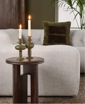 OLINDO CANDLE HOLDER AVOCADO