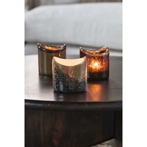 LYRA VOTIVE WHITE/BROWN