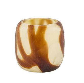 NORWELL VOTIVE SAND/BROWN SWIRLL S