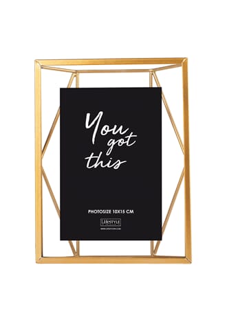 NURI WALL PHOTOFRAME GOLD 10X15 CM