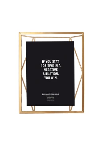 NURI WALL PHOTOFRAME GOLD 13X18 CM