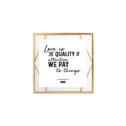 NURI WALL PHOTOFRAME GOLD 20X20 CM