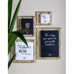 NURI WALL PHOTOFRAME GOLD 20X30 CM