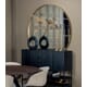 ANTIQUE GOLD MIRROR ROUND 120CM