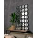 DIVIDED MIRROR CIRCLES BLACK LARGE