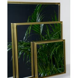 NASHVILLE MIRROR ANTIQUE GOLD 40X40 CM