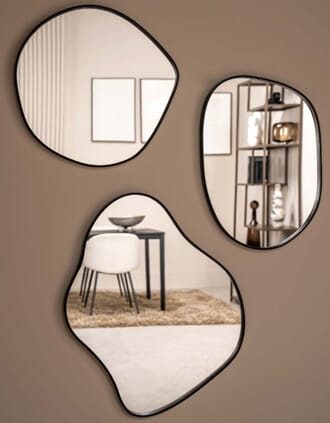 WENDELL MIRROR BLACK S