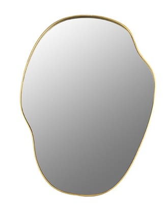 VANESSA MIRROR ANTIQUE GOLD L