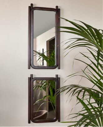 VIDALIA MIRROR WALNUT L W40/H80
