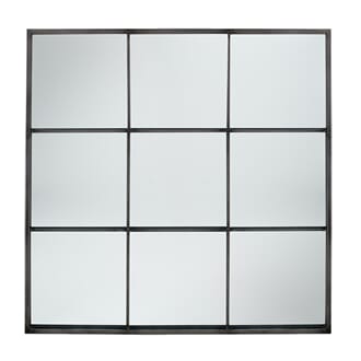 DARK GREY METAL 9 SECTION MIRROR