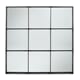 DARK GREY METAL 9 SECTION MIRROR